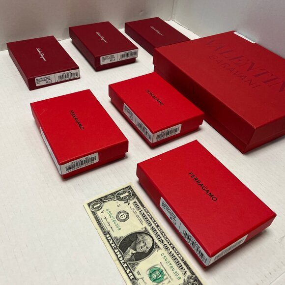 Salvatore Ferragamo empty boxes, NEW, VALENTINO FROM SAKS CLOSURE - Picture 4 of 7